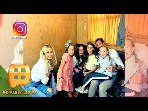 |¡Las hijas de Geraldine Bazán y Gabriel Soto ya conviven con Irina Baeva! | Ventaneando