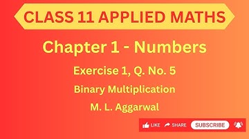 "Binary Multiplication Explained | Class 11 Applied Maths & For Everyone!"