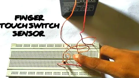 How to make FINGER TOUCH SENSOR CIRCUIT with one TRANSISTOR at home.