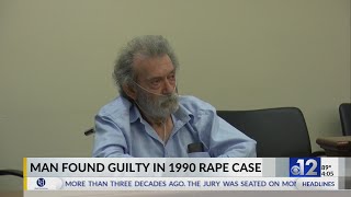 Rankin County jury finds man guilty in 1990 rape case