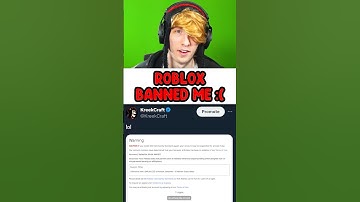 Why Roblox Banned Me