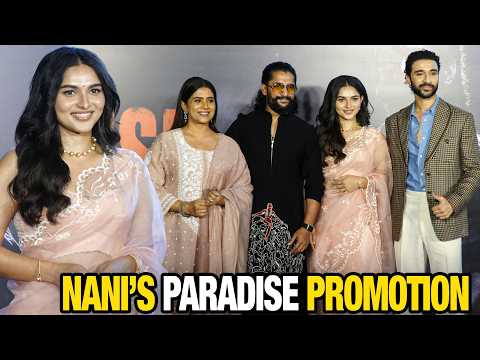 Uncut | The Paradise Mumbai Press Meet | Nani, Sonali Kulkarni,Kayadu Lohar & Raghav Juyal