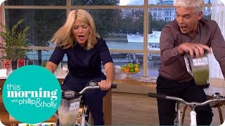 Holly And Phillip Get Competitive Making Smoothies With Deliciously Ella | This Morning