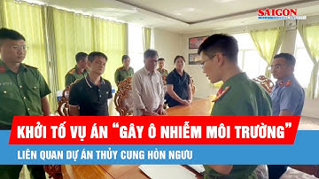 Khởi tố vụ án “Gây ô nhiễm môi trường” liên quan dự án Thủy cung Hòn Ngưu