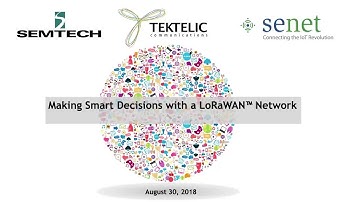 Webinar: Making Smart Decisions With a Carrier Grade LoRaWAN Network