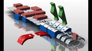 PROGRESSIVE DIE DESIGN 2:  NX11  / KeyCreator (Tool Engaged)