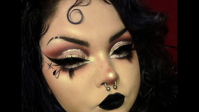 Goth Graphic Liner Makeup Tutorial — Goth Makeup - Grunge Makeup - Medium
