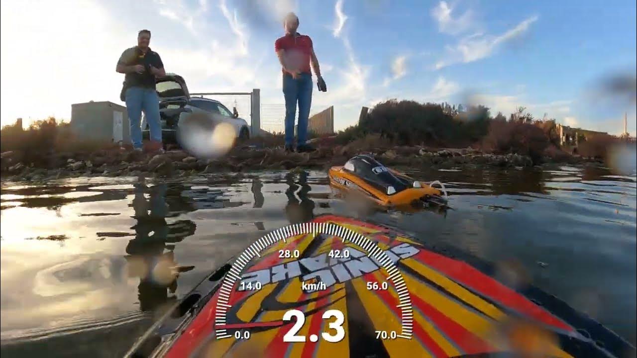 Telemetry GoPro Speedometer Speed on Rc Boat Sonicwake V2 36" Brushless