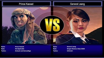 C&C Generals Zero Hour - Kassad vs Leang