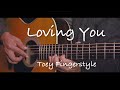 Loving You - Minnie Riperton Fingerstyle Guitar Cover (TAB)