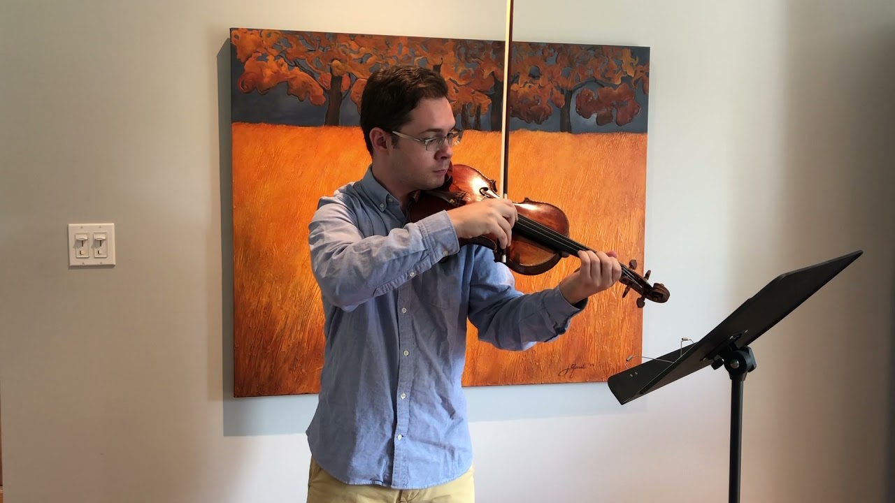 Bolero for Solo Violin from Dance Vignettes Collection by Composer Susan Griesdale.