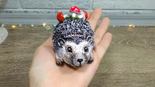 ЁЖИК из ПАПЬЕ-МАШЕ своими руками.Поделки.PAPER CLAY HEDGEHOG.DIY.