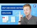 How to: PDF-Datei drucken 2 Seiten pro Blatt | PDF mehrere Seiten drucken