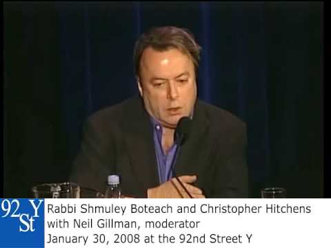 Christopher Hitchens, Shmuley Boteach at the 92nd ...
