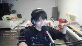 Woosung singing California West Side on Twitch live| 2022-01-27 | Bigmatthew | The Rose 🥀