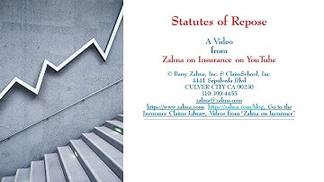 STATUTES OF REPOSE