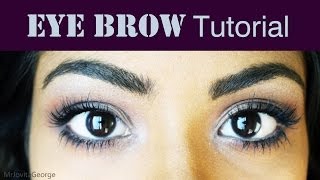 Eyebrow Tutorial - How To Shape, Tweeze And Fill In Eyebrows