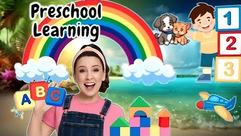 Preschool & Toddler Learning Video with Ms Rachel - Learn Shapes, Letters, Numbers, Colors & More