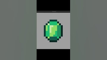 Retexturing The Minecraft Emerald For My Recourse Pack