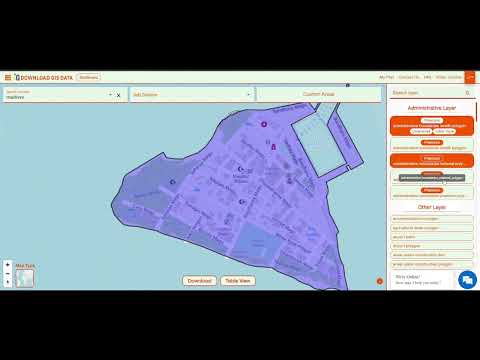 Download Maldives GIS data