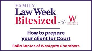 How to prepare your client for Court