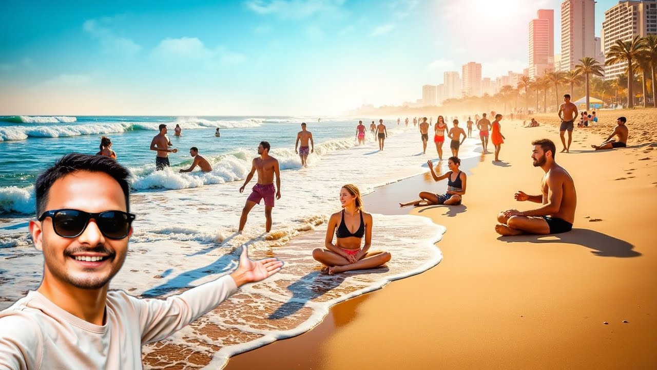 Juhu Beach Mumbai Kaise jaye🌊 Juhu Beach Full Tour | Street Food & Sunset 🌅 | Seeker Omi