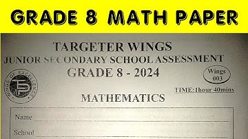 #Grade 8 #Mathematics #Exam 2024: #KJSEA Preparation