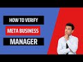 How to Verify Meta (Facebook) Business Manager Account in 2024 | Complete Tutorial in English
