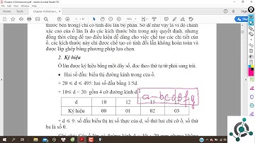 Dung sai và lắp ghép của các chi tiết tiêu chuẩn