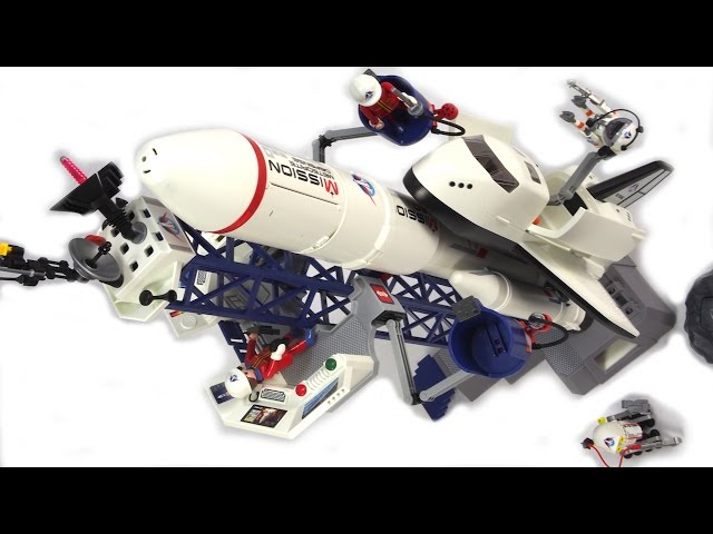 Full Set PLAYMOBIL Space Toys - Rockets, Shuttles and LASERS! - YouTube