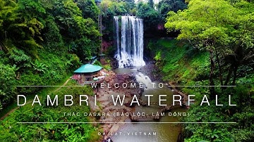 Dambri Waterfall at Da Lat: A Breathtaking Aerial Perspective of Vietnam