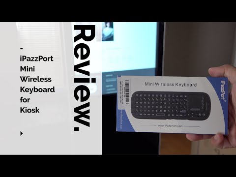 Mini Bluetooth Keyboard For Kiosk Display by iPazzPort - Setup & Review