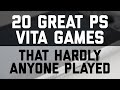 20 Great PS Vita games that hardly anyone played