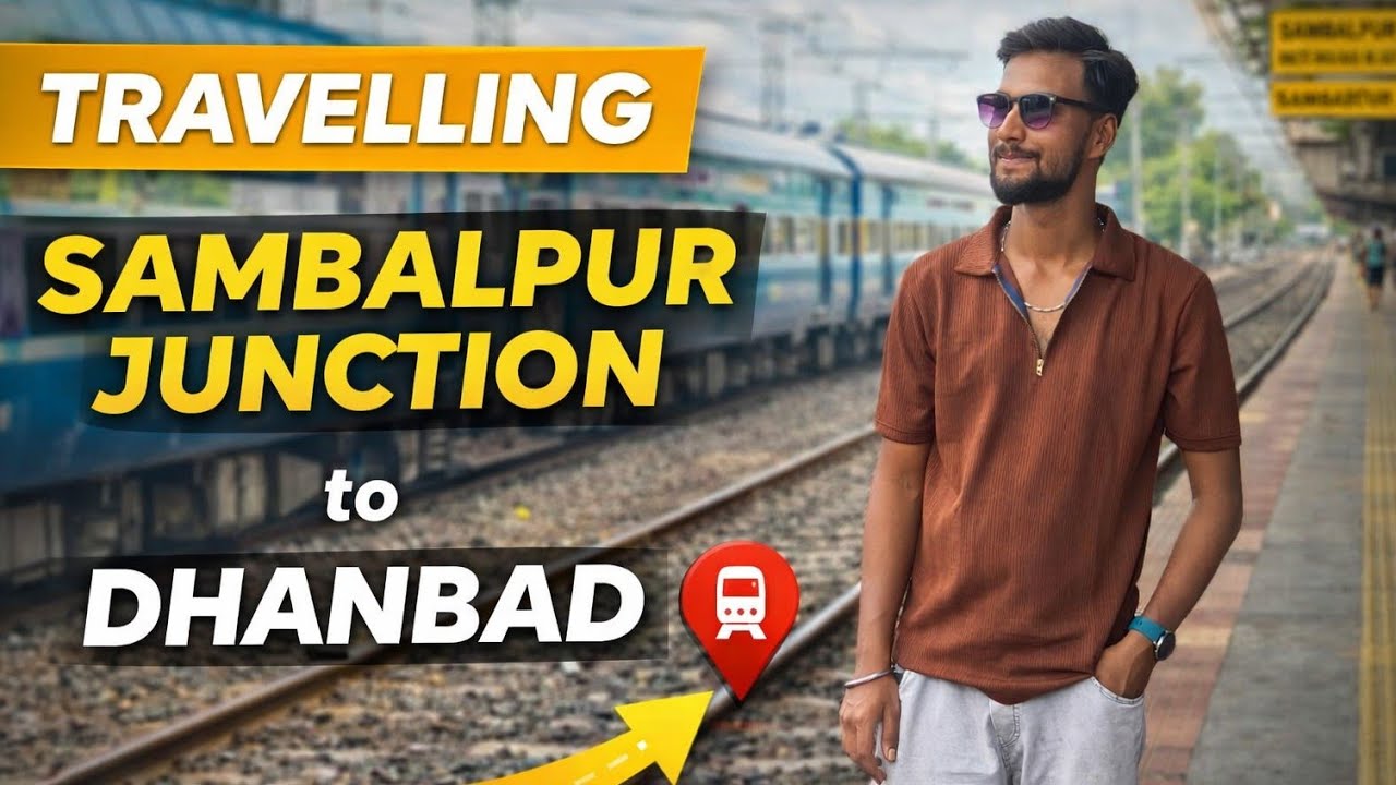 Indian Railways Journey 🚆 Sambalpur to Dhanbad | Budget Travel Vlog