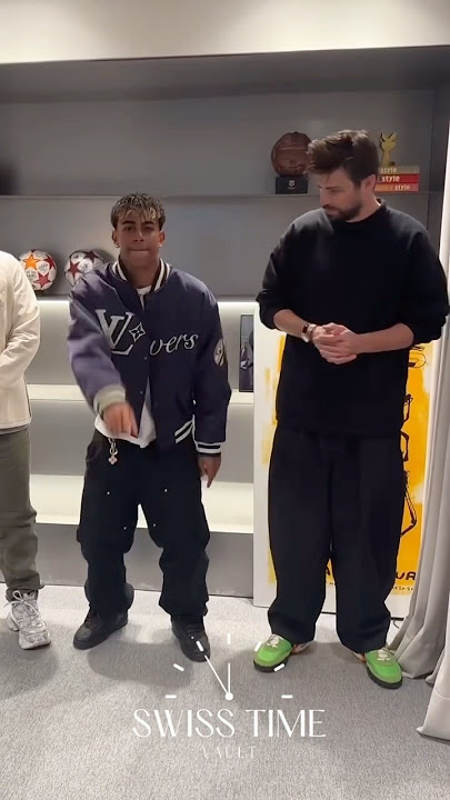 Piqué & Yamal Flex $40K Patek Philippe 💎 #Shorts #Pique #Yamal #Patekphilippe