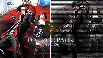 TOP 5 CC AE INSPIRED PUBG LOBBY CC  ALIGHT MOTION XML + PRESETS