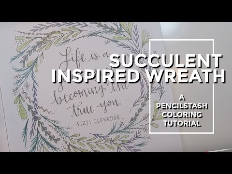 Pencilstash - Adult Coloring Tutorial - How To Choose Your Colored Pencil Colors With Confidence!