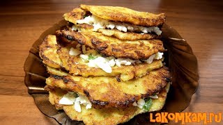 Драники с начинкой. Рецепт быстрой закуски Драники с начинкой. Рецепт быстрой закуски