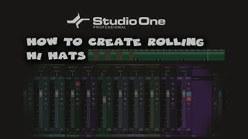 Creating Rolling Hi hats in Studio One 3