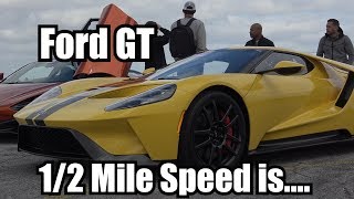 Airplane Avoids Crashing While New Ford GT Runs 1/2 Mile Airplane Avoids Crashing While New Ford GT Runs 1/2 Mile