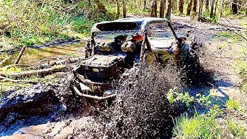 Couple Maverick XMR Sports, Outlander XMR and RZR do for a Mud Bath on a hot day!