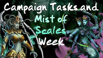 Gems of War - Campaign Tasks and Mist of Scales Week