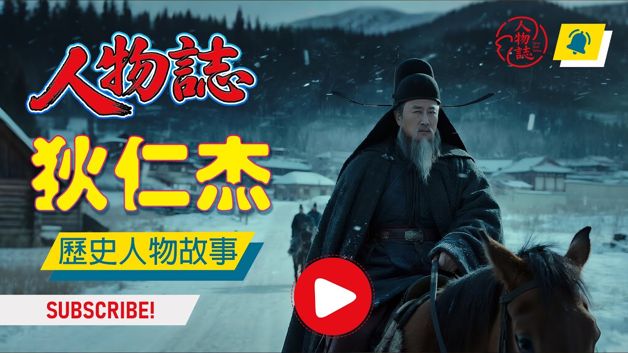 狄仁杰：在酷吏與權謀之間如何自保並護國本？最終力挽社稷 #狄仁杰 #人物誌 #历史故事 - YouTube