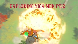 Exploding Yiga Men Part 2! In Zelda: Tears of The Kingdom