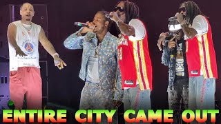 VYBZ KARTEL SURPRISE US w/ MASICKA, 21 SAVAGE, BLACK RYNO in ATLANTA WORL BOSS TOUR!