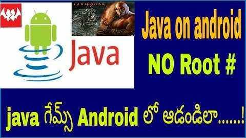 How to install java games on android No Root