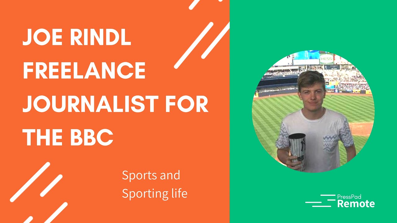 Sports Journalism PressPad Masterclass with Josef Rindl YouTube