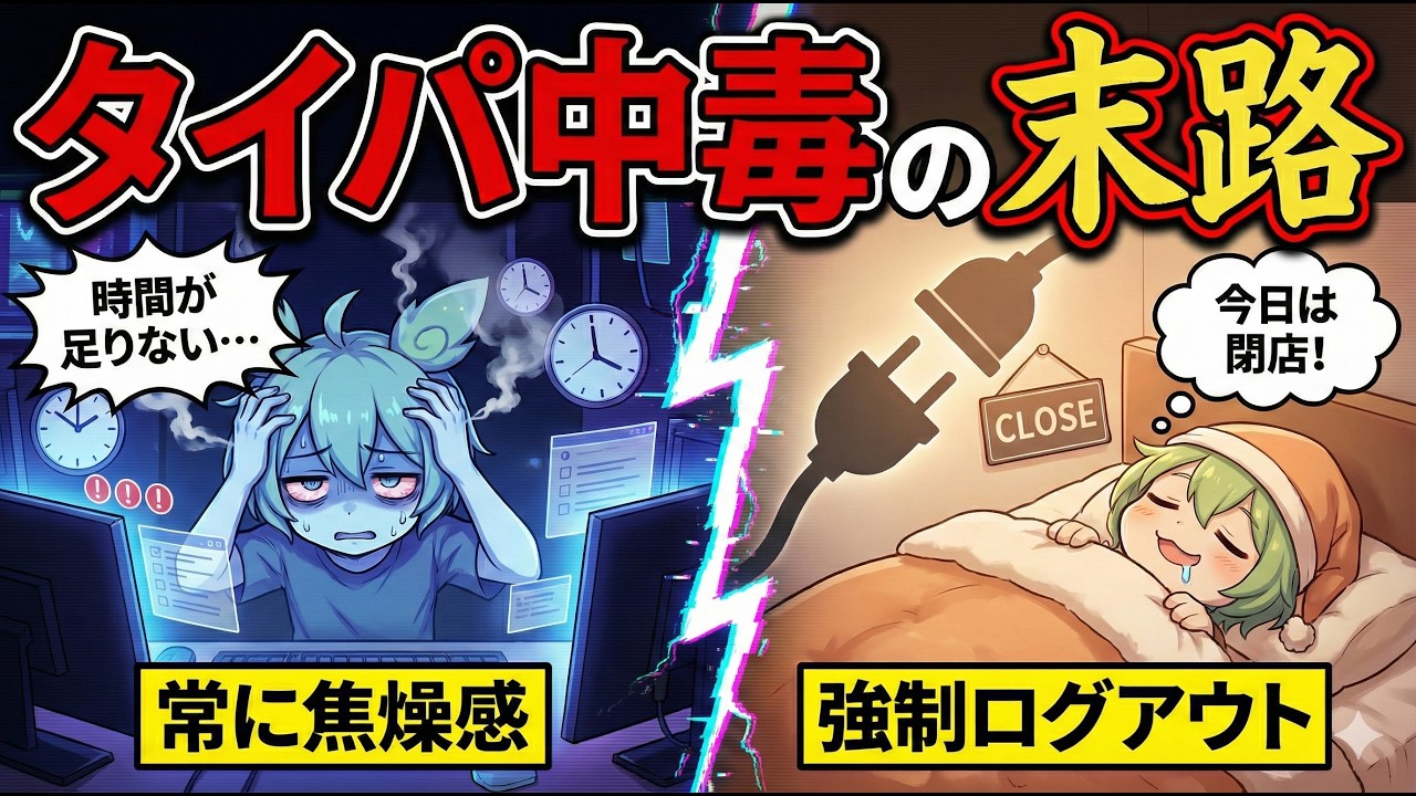 【脳科学】「常に焦りがある」は脳のSOS。倍速・マルチタスクが生む『タイパ中毒』の末路【ずんだもん＆ゆっくり解説】