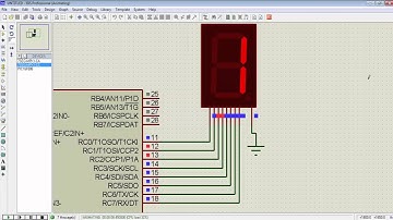 PIC16F886 Tutorial 9 - Single 7 Segment Display
