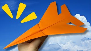 Fold a paper airplane that flies far | Make your own paper airplane 🛩️ by  Papierflieger Tube 1,308 views 6 months ago 4 minutes, 20 seconds